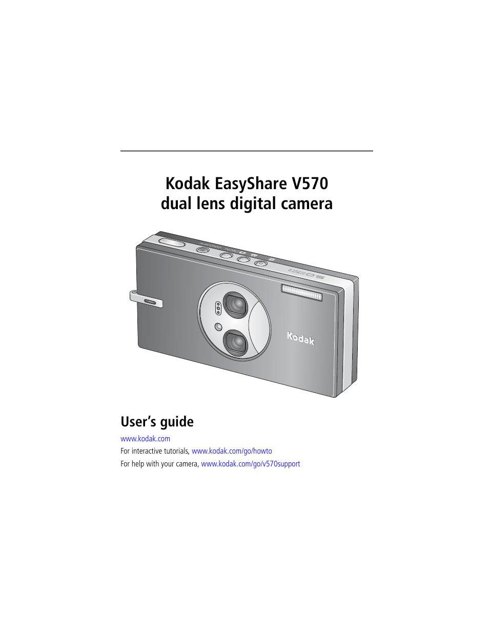 Kodak V570 User Manual | 75 pages