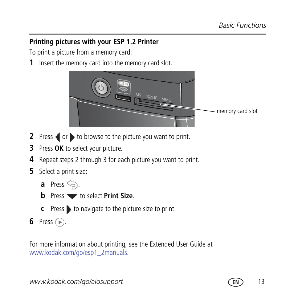 Kodak ESP 3.2 User Manual | Page 17 / 31