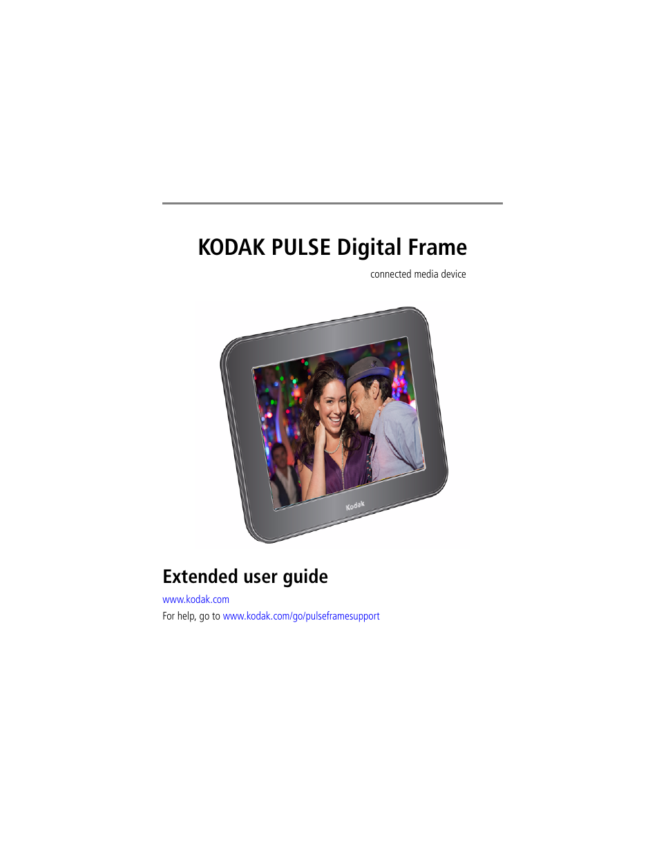 Kodak PULSE - 10 Inch User Manual | 54 pages