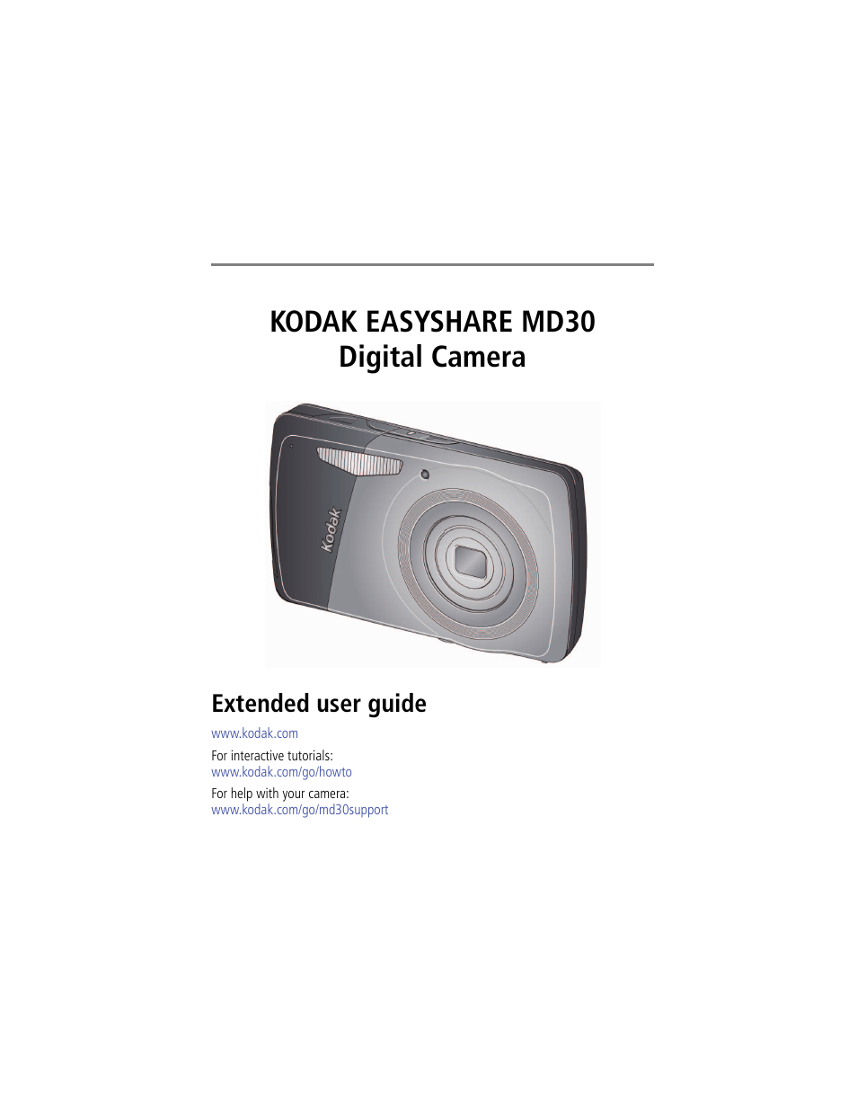 Kodak MD30 User Manual | 67 pages