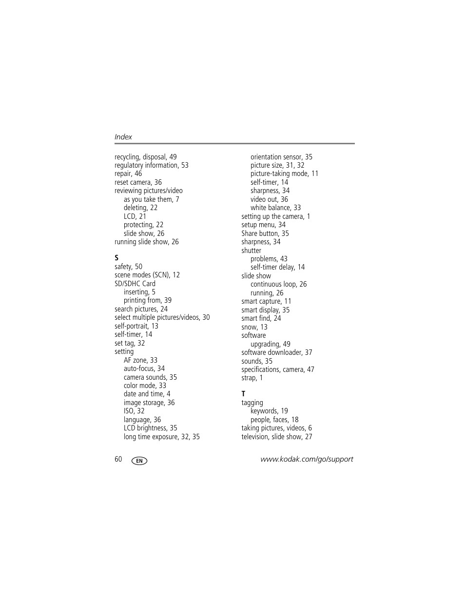 Kodak MD30 User Manual | Page 66 / 67