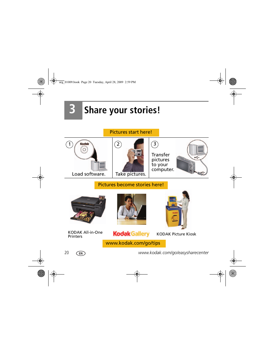 Share your stories | Kodak Z950 User Manual | Page 20 / 26