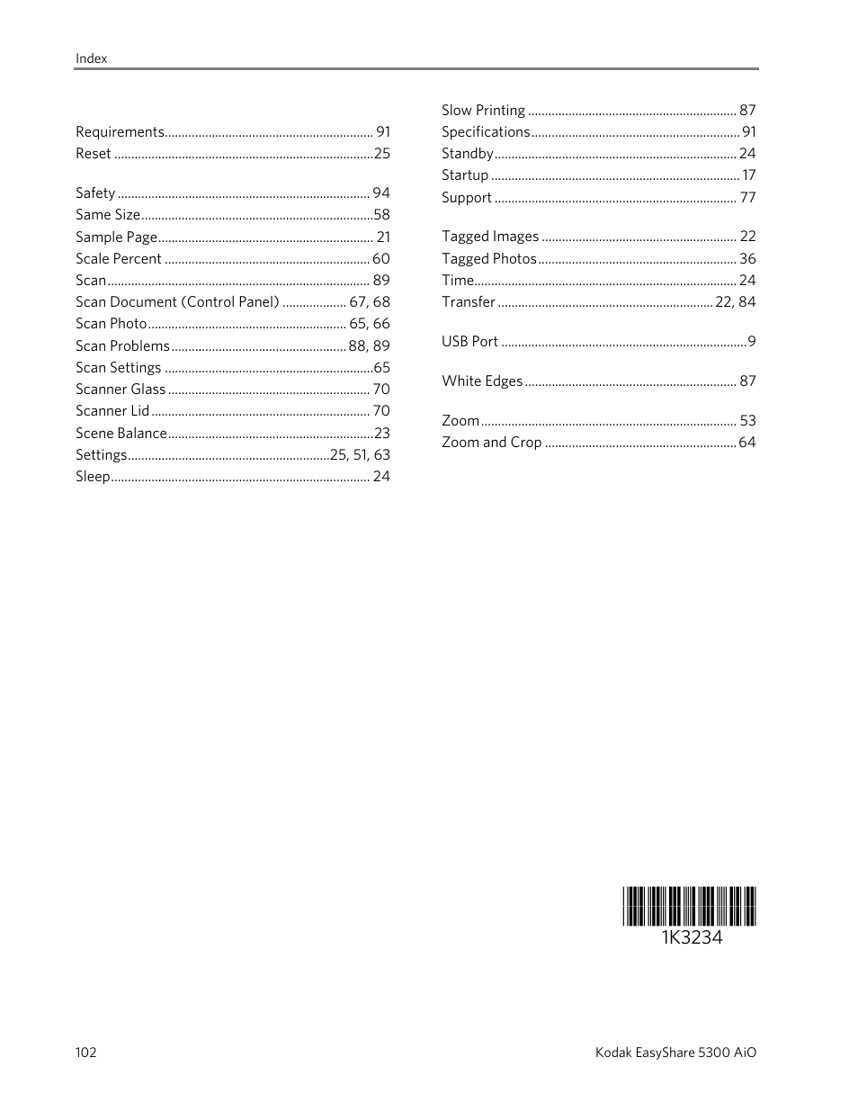 Kodak 5300 User Manual | Page 106 / 106