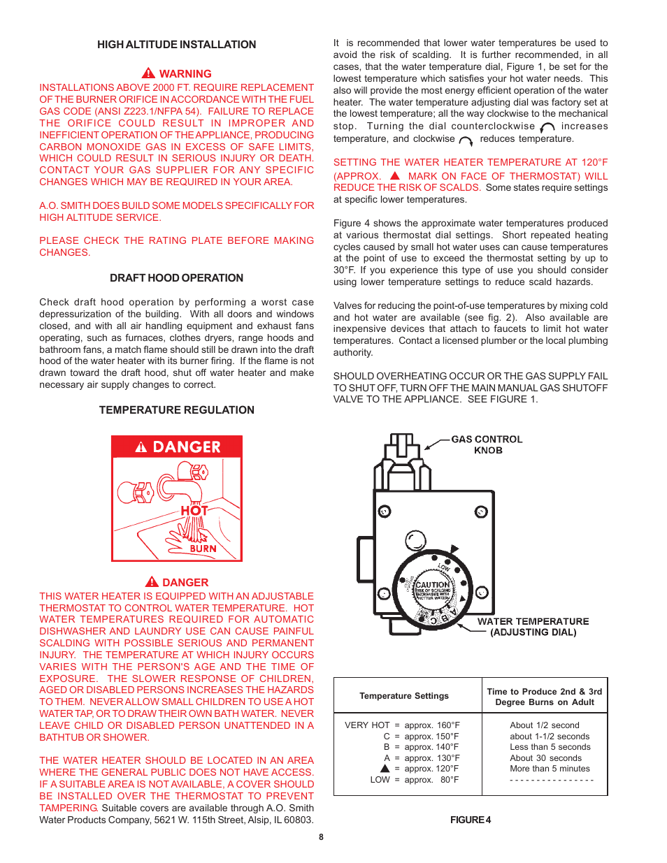 A.O. Smith 184769-000 User Manual | Page 8 / 12