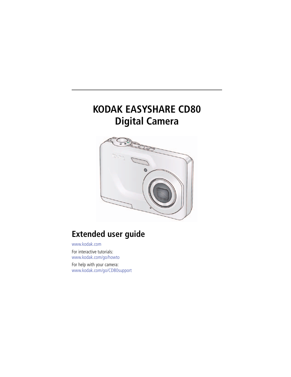 Kodak CD80 User Manual | 63 pages