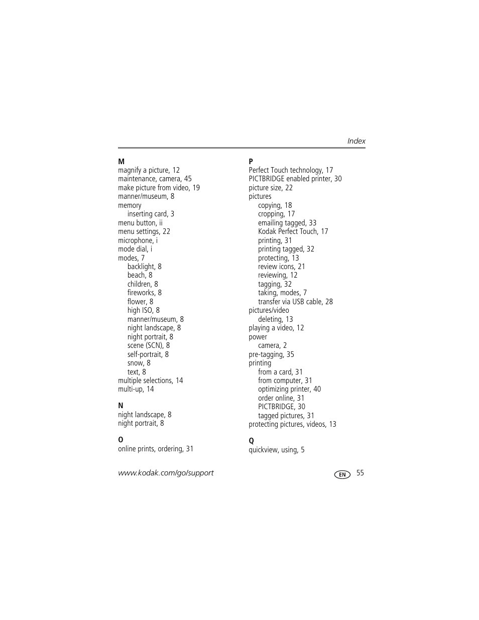 Kodak CD80 User Manual | Page 61 / 63