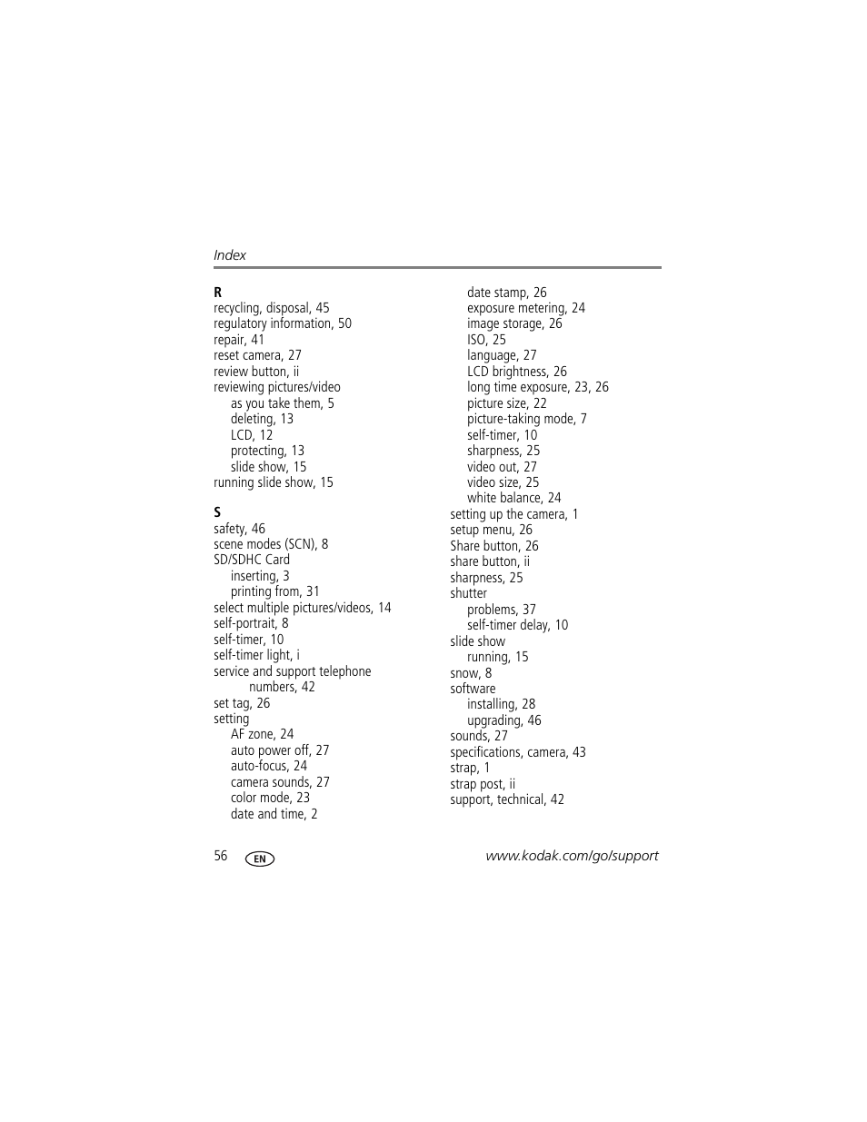 Kodak CD80 User Manual | Page 62 / 63