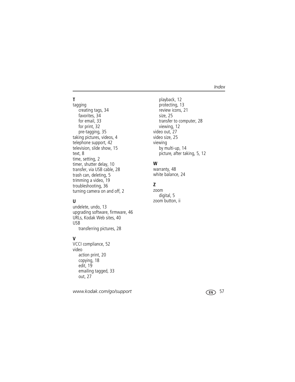 Kodak CD80 User Manual | Page 63 / 63