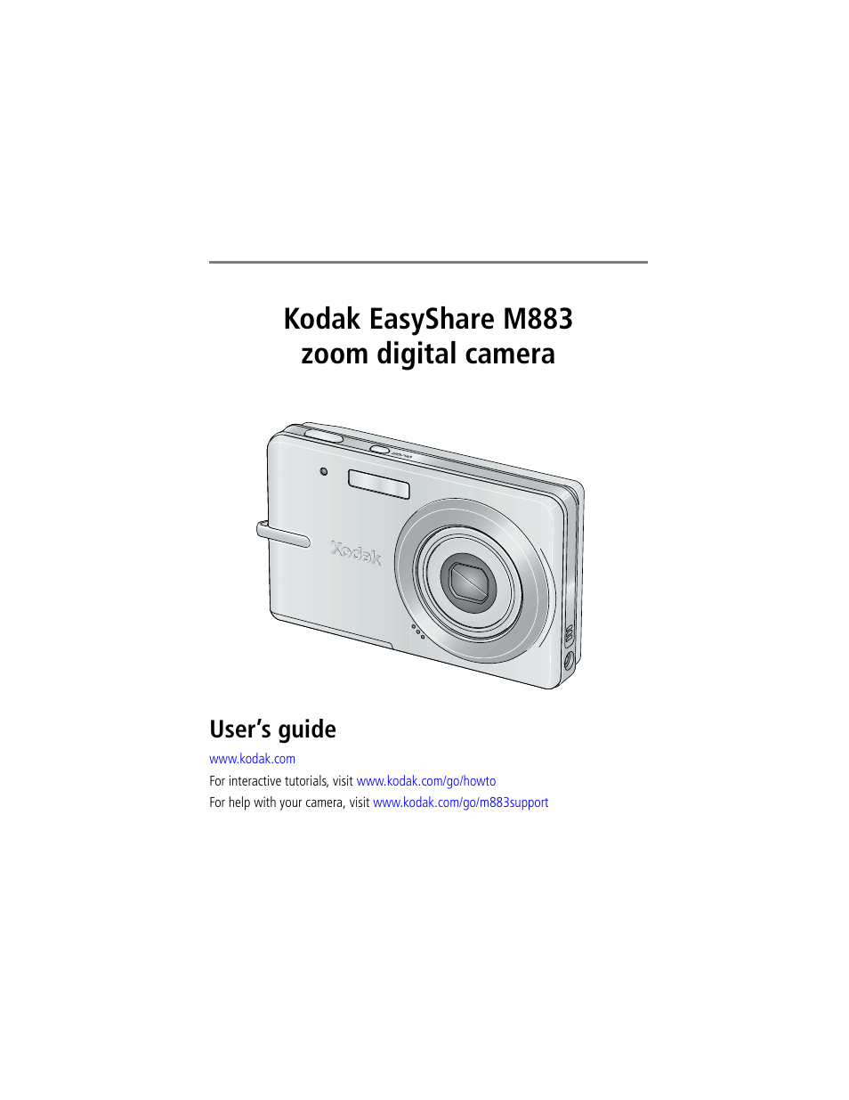 Kodak M883 User Manual | 76 pages