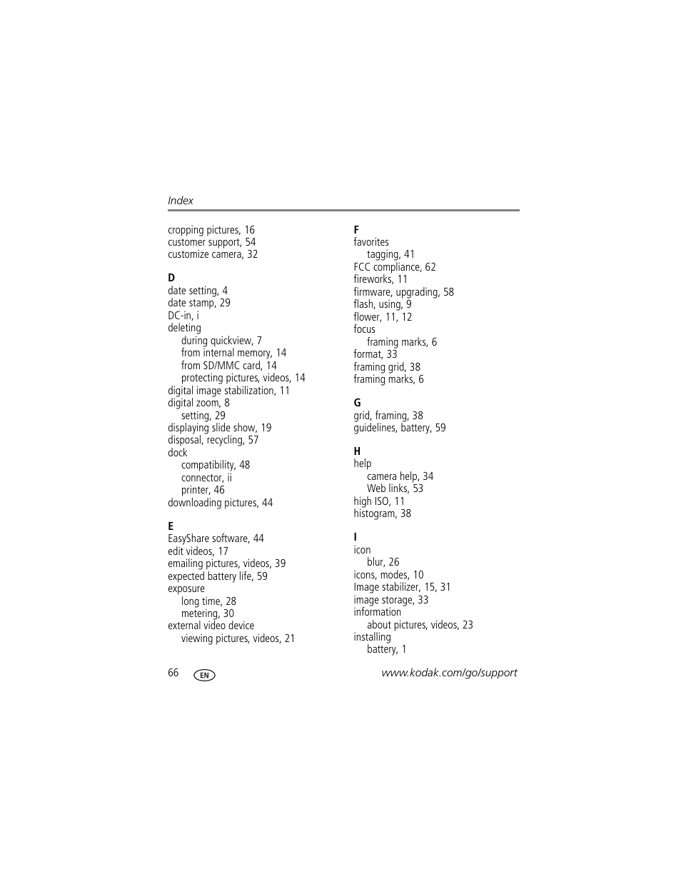 Kodak M883 User Manual | Page 72 / 76