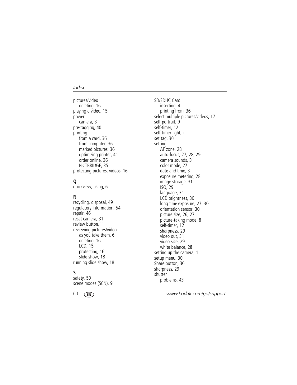 Kodak MD41 User Manual | Page 66 / 67