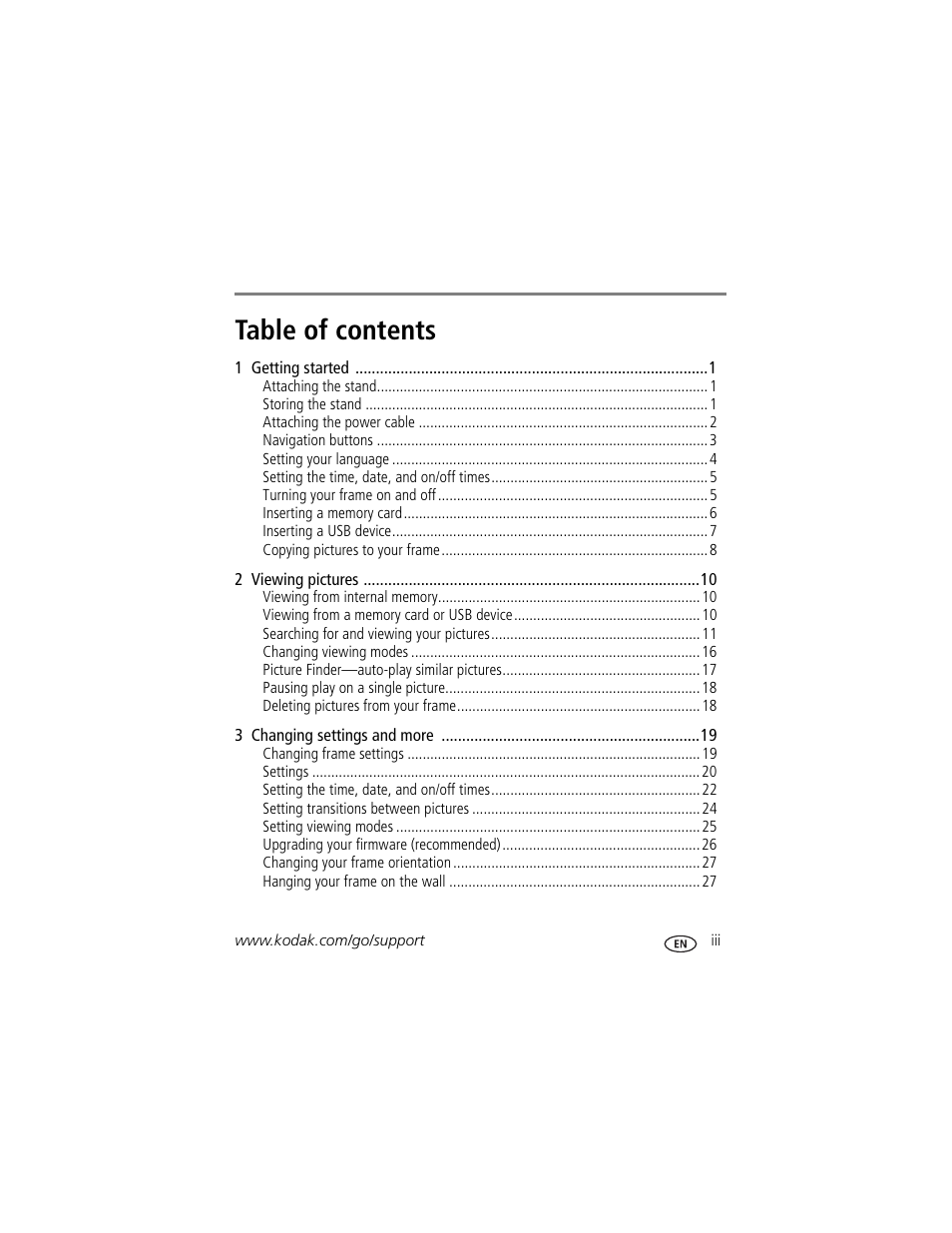 Kodak P86 User Manual | Page 5 / 47