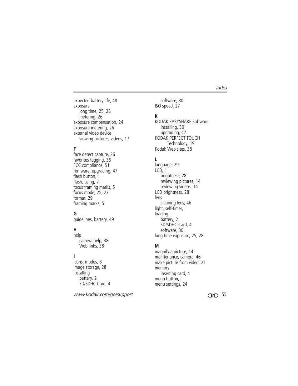 Kodak CD90 User Manual | Page 61 / 64