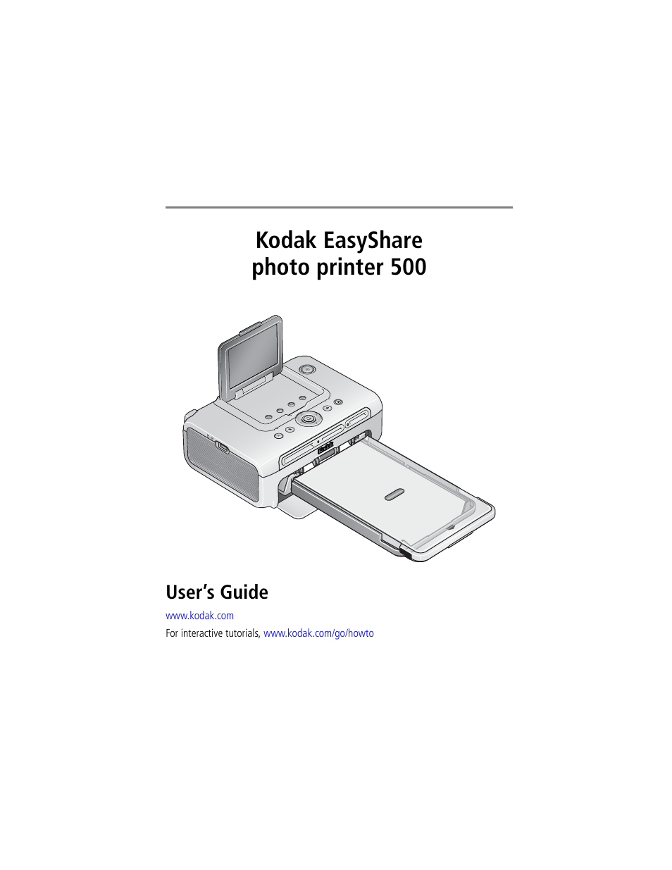 Kodak 500 User Manual | 71 pages