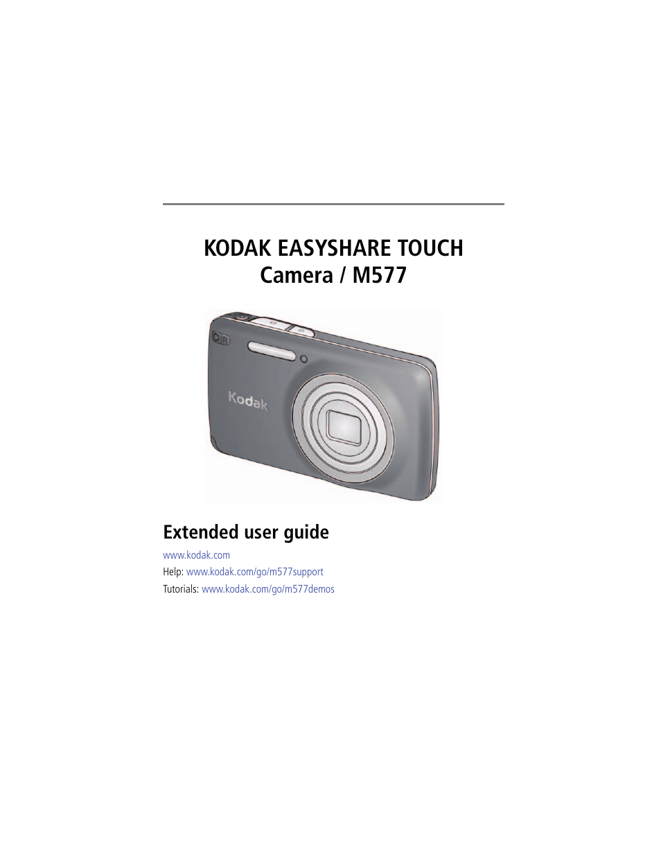 Kodak TOUCH M577 User Manual | 82 pages