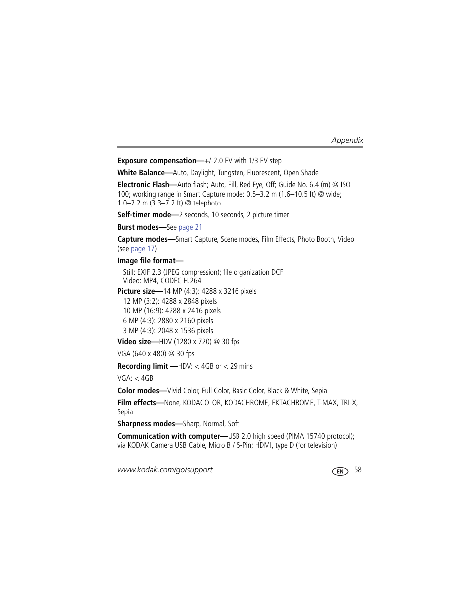 Kodak TOUCH M577 User Manual | Page 67 / 82