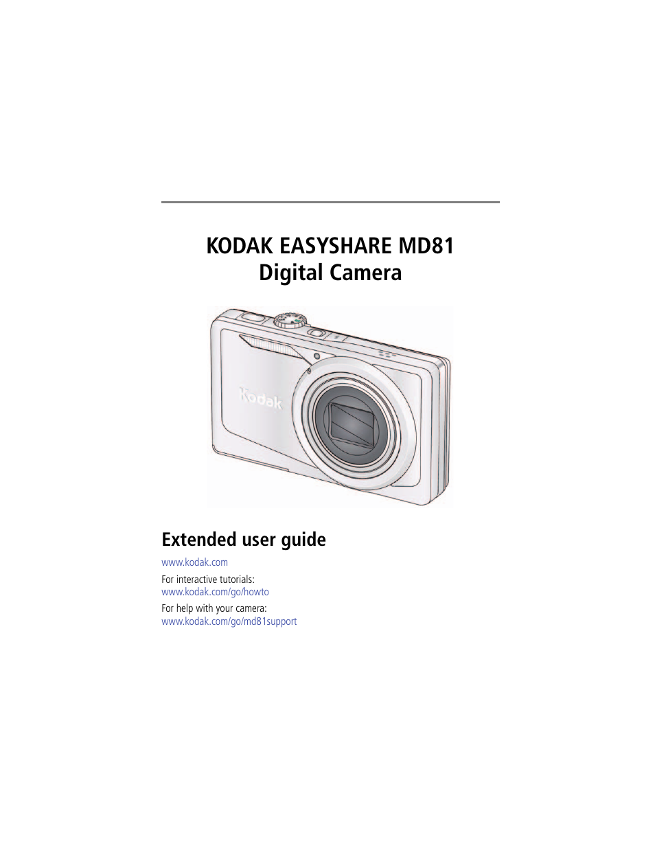 Kodak MD81 User Manual | 66 pages