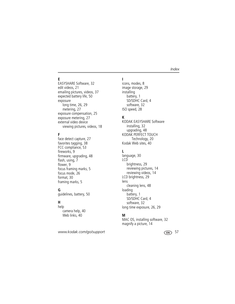 Kodak MD81 User Manual | Page 63 / 66