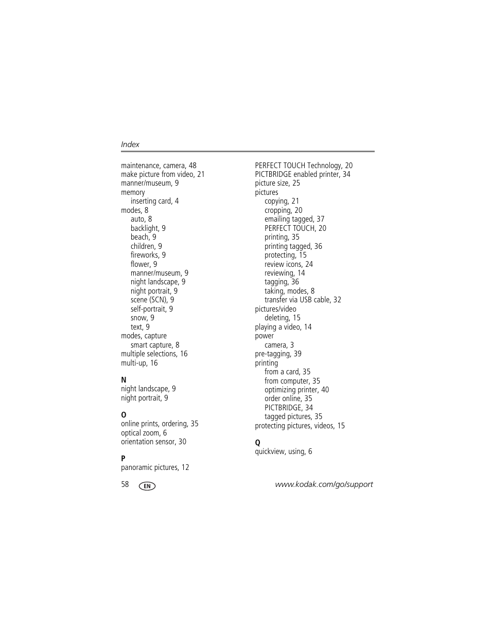 Kodak MD81 User Manual | Page 64 / 66