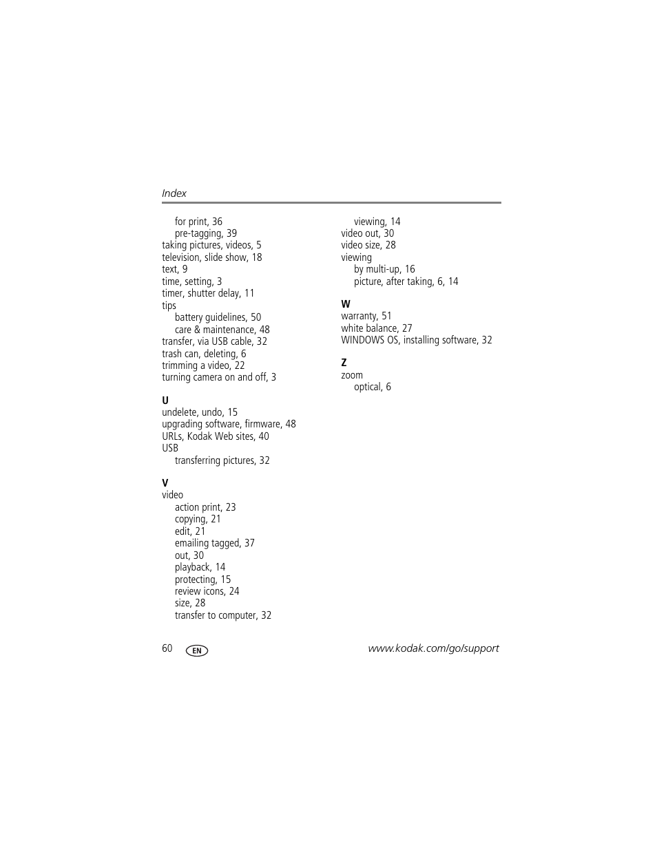 Kodak MD81 User Manual | Page 66 / 66