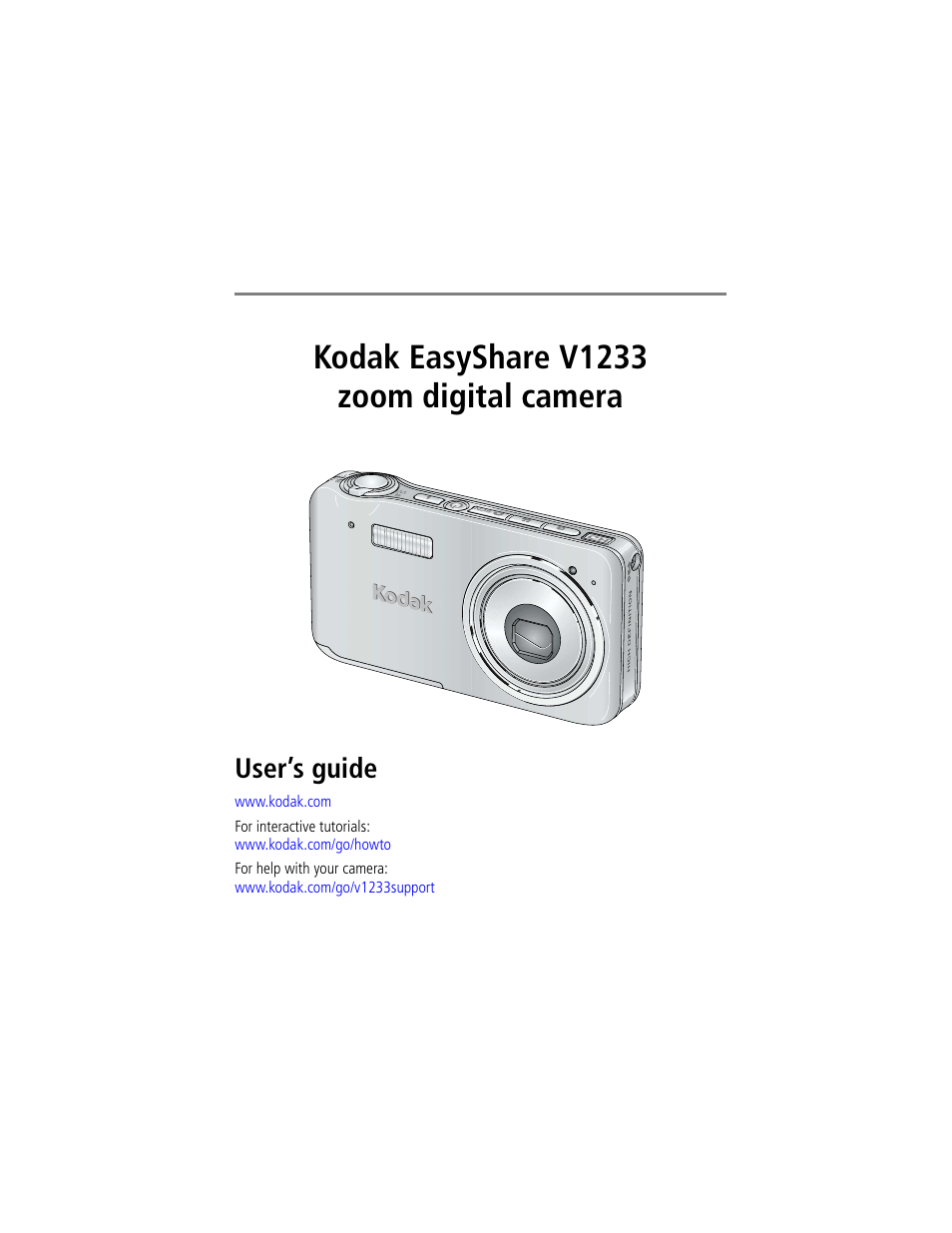 Kodak V1233 User Manual | 77 pages