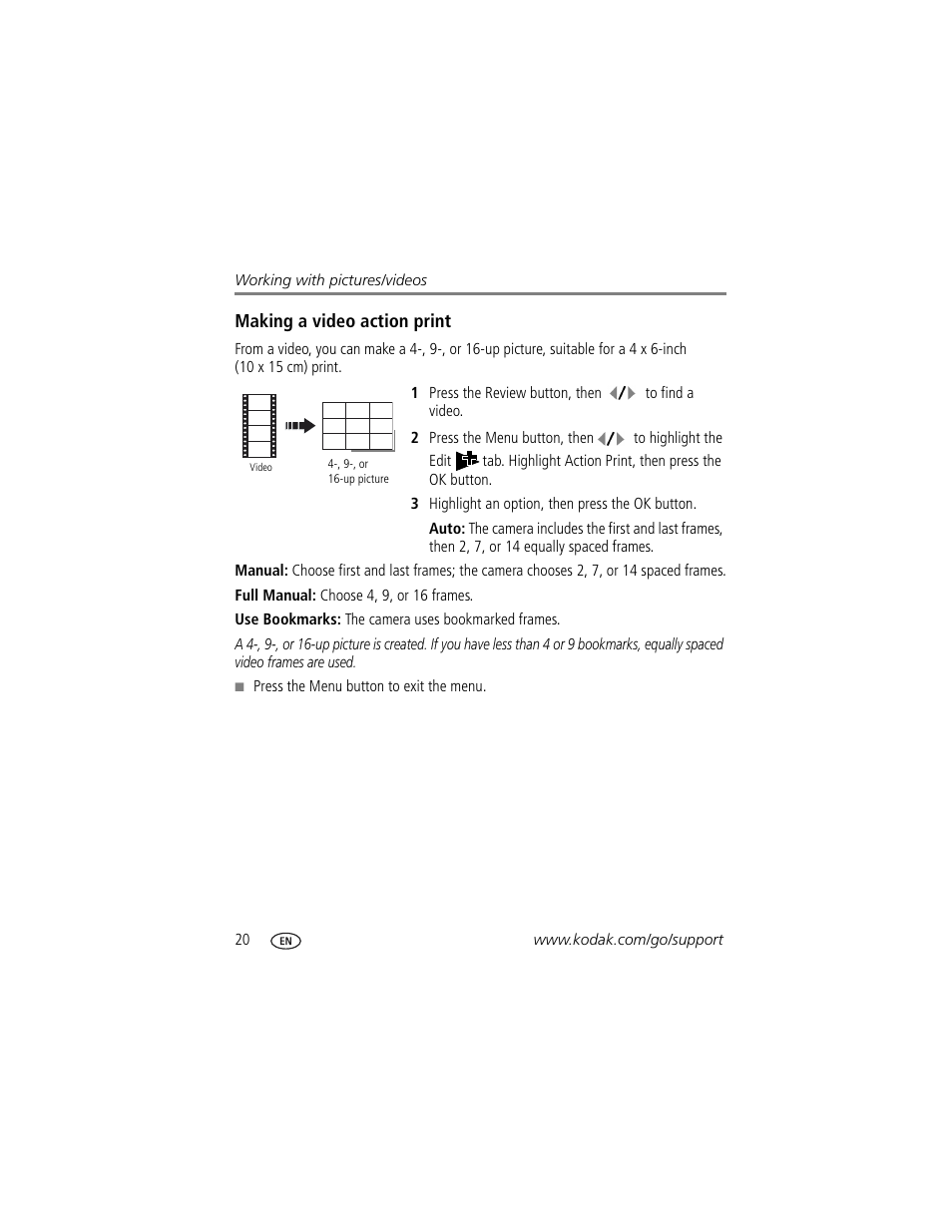 Kodak V1233 User Manual | Page 26 / 77