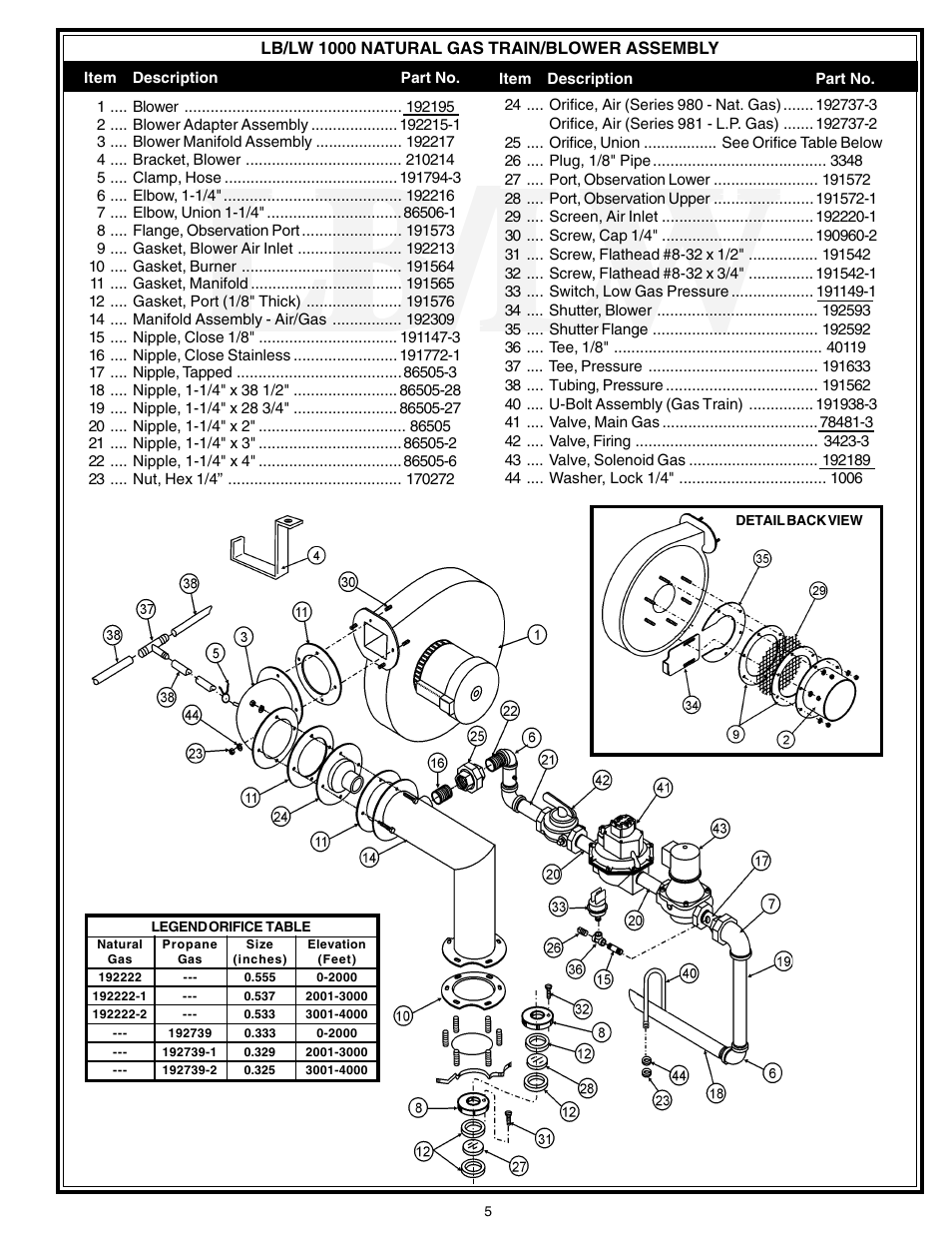 Lb/l | A.O. Smith 980 Series User Manual | Page 5 / 8