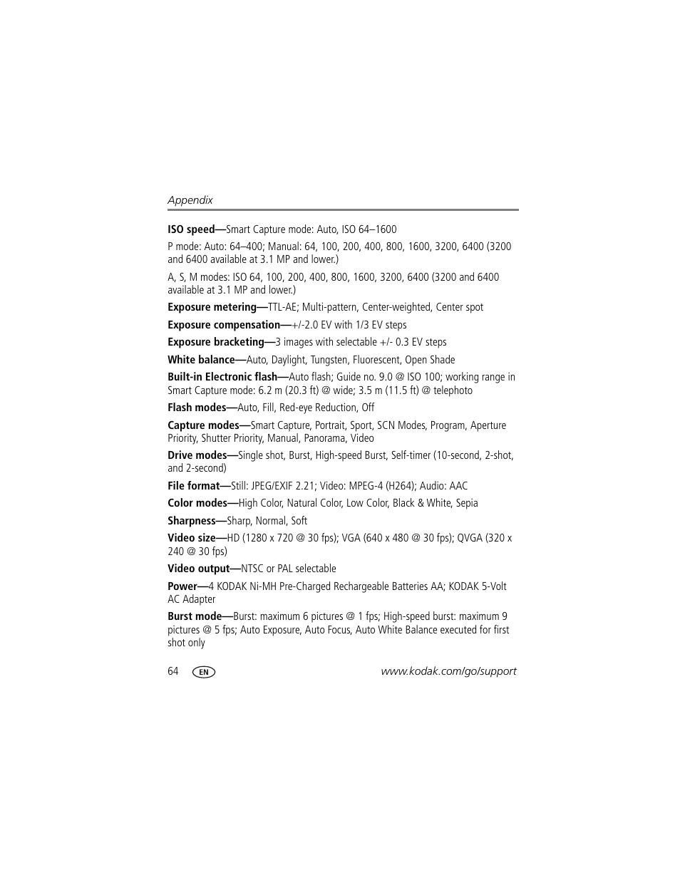 Kodak Z980 User Manual | Page 70 / 85