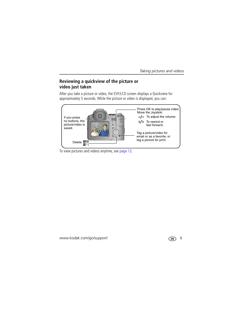 Kodak P712 User Manual | Page 13 / 110