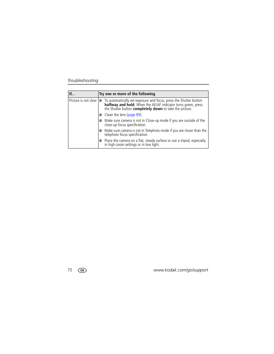 Kodak P712 User Manual | Page 80 / 110