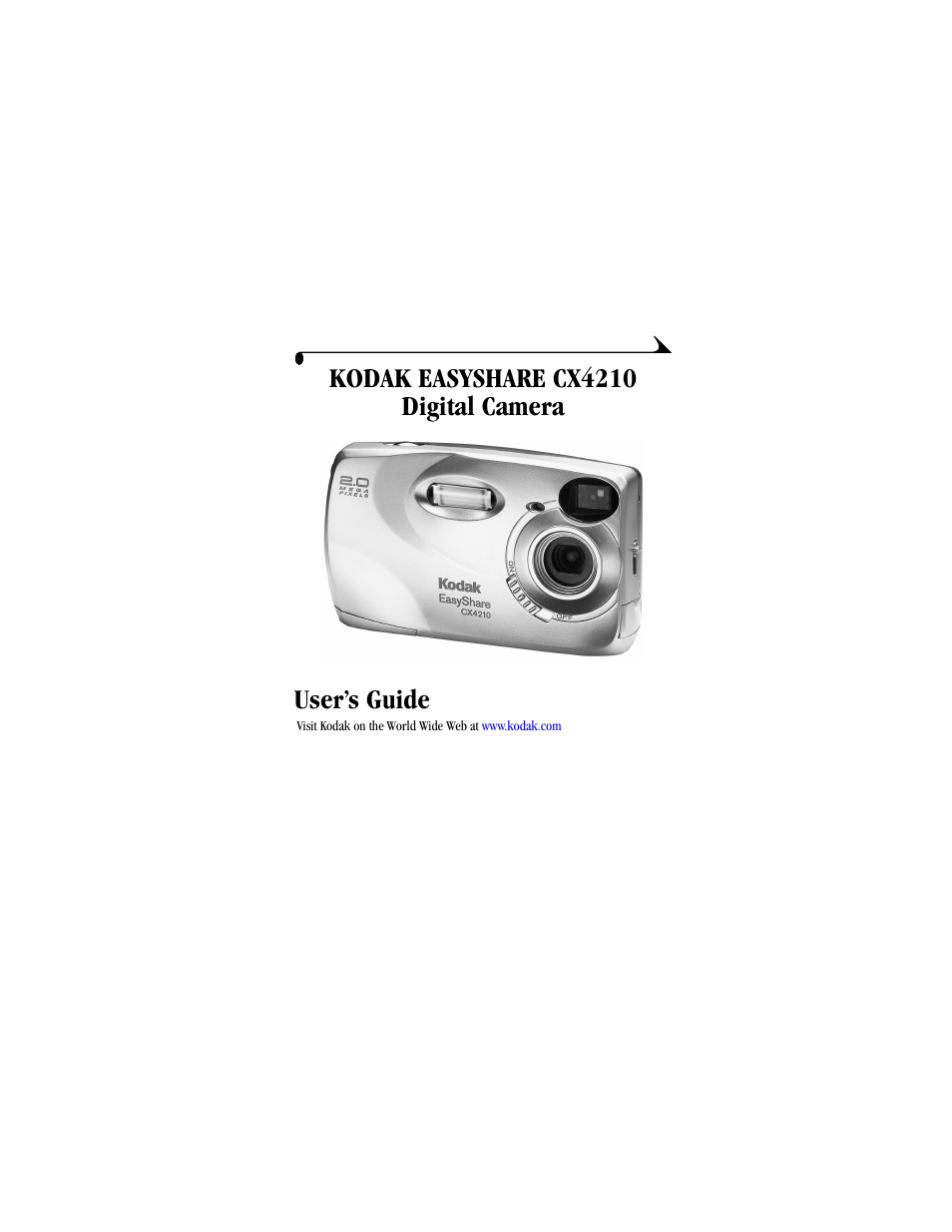 Kodak CX4210 User Manual | 106 pages