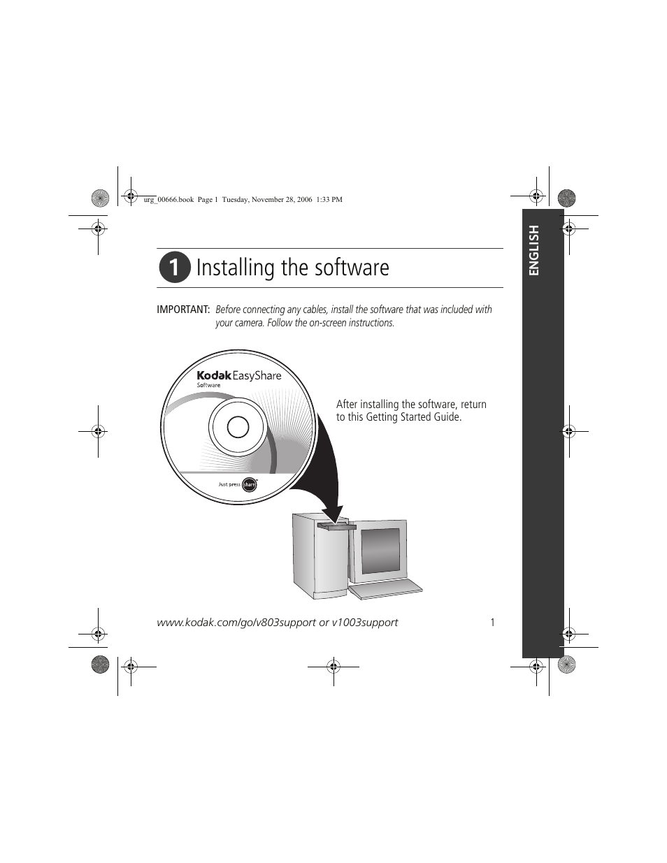 Kodak V1003 User Manual | 27 pages