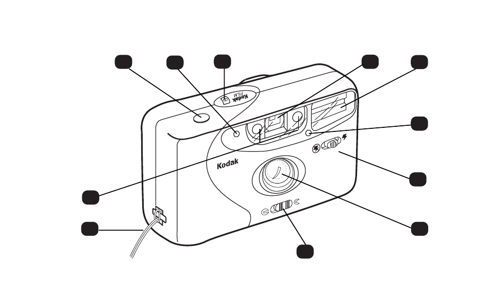 Getting to know your camera | Kodak KC50 User Manual | Page 3 / 29