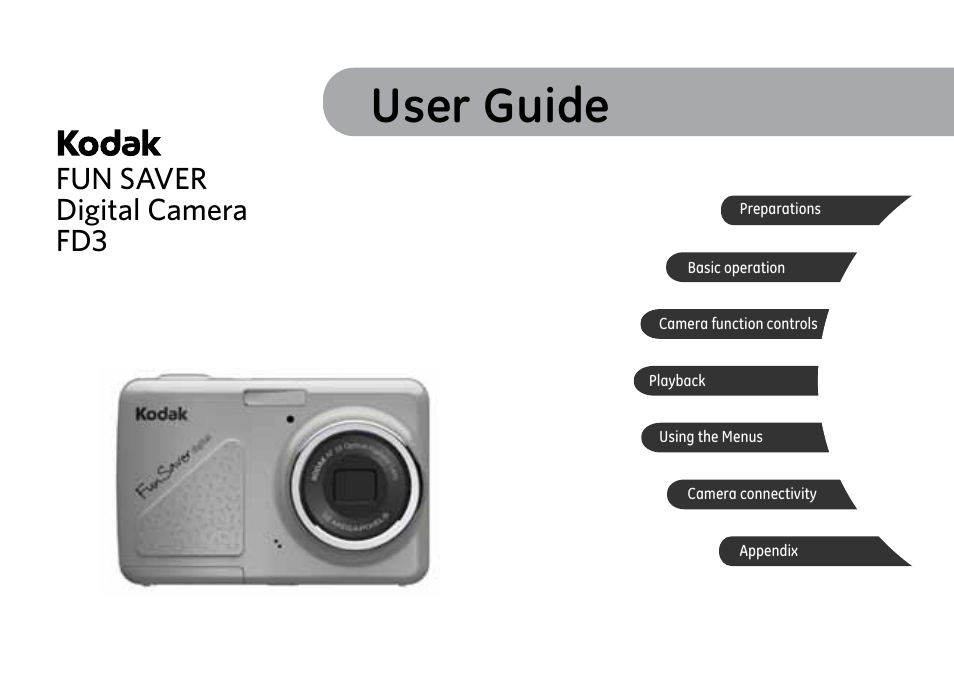 Kodak FUN SAVER FD3 User Manual | 79 pages