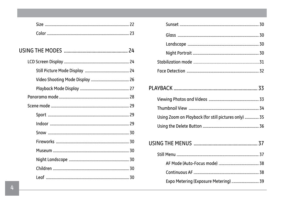 Using the modes, Playback, Using the menus | Kodak FUN SAVER FD3 User Manual | Page 8 / 79