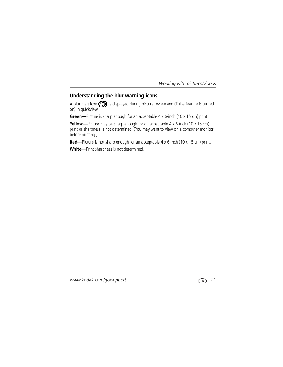 Kodak V705 User Manual | Page 33 / 76