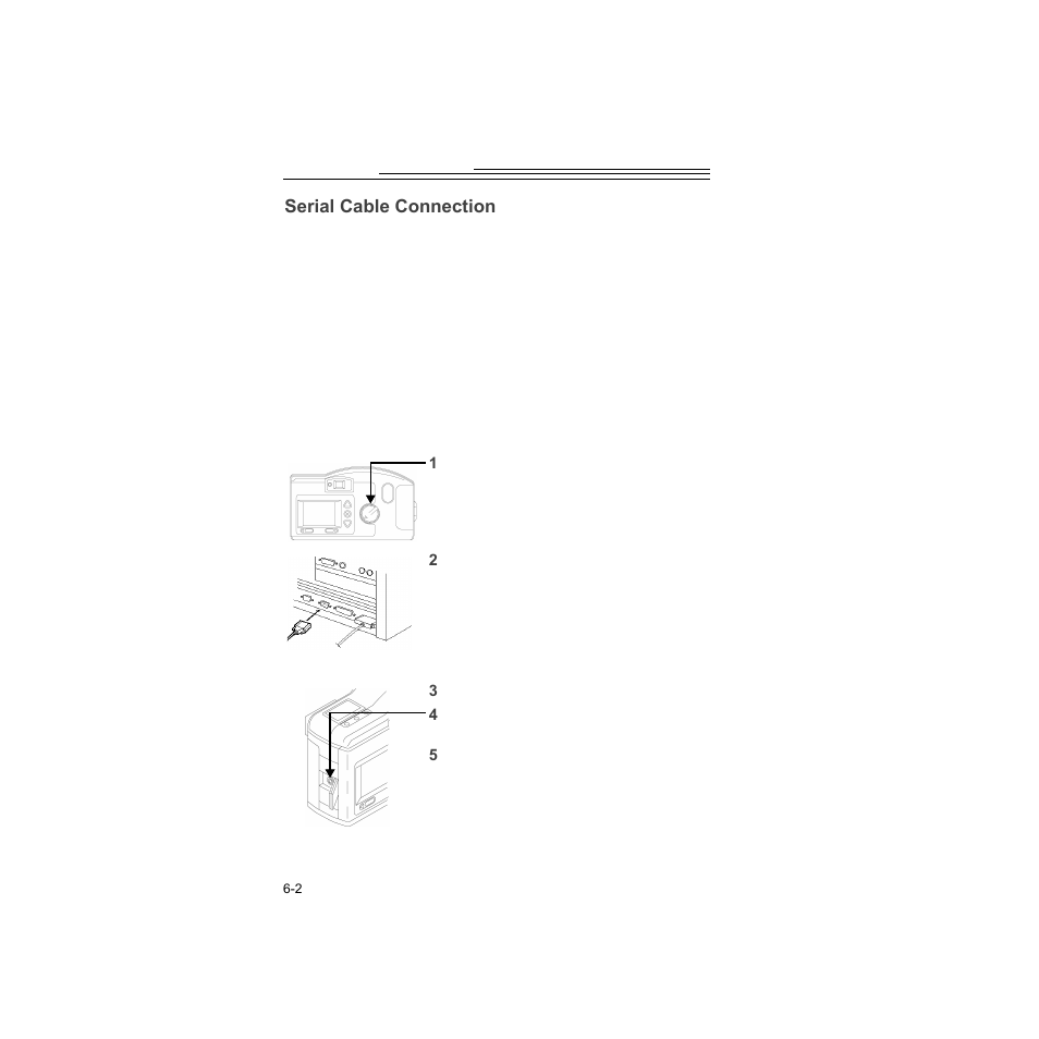 Serial cable connection, Serial cable connection -2 | Kodak DC210 Plus User Manual | Page 50 / 91