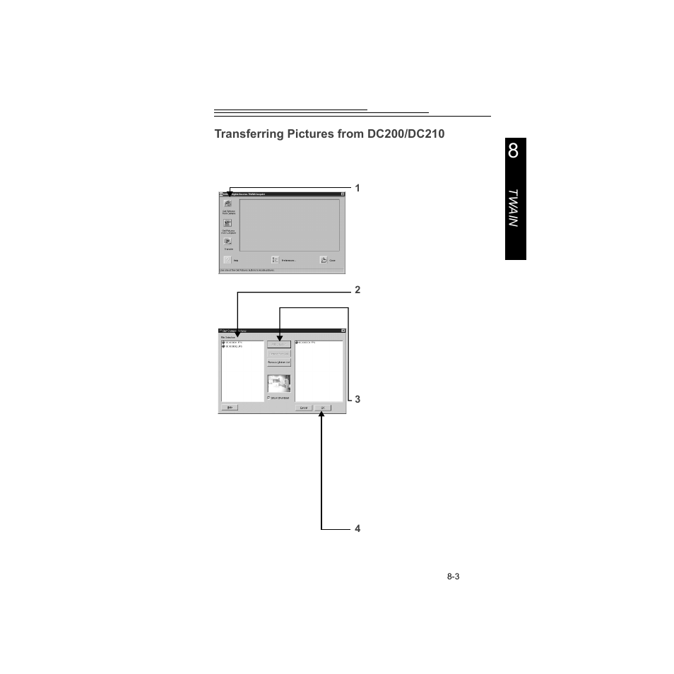 Transferring pictures from dc200/dc210 | Kodak DC210 Plus User Manual | Page 63 / 91
