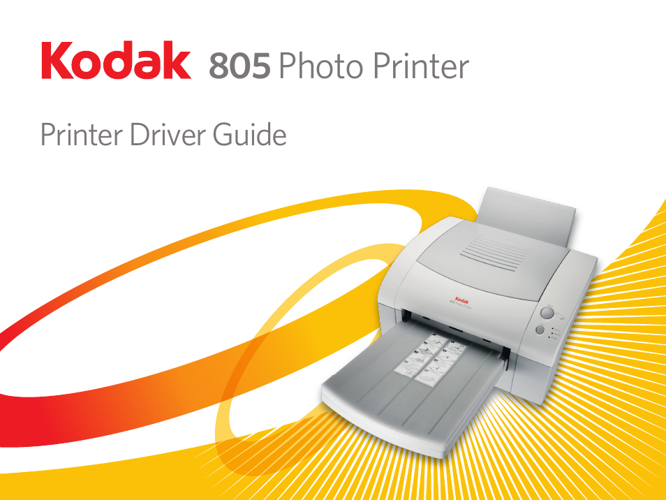 Kodak 805 User Manual | 35 pages