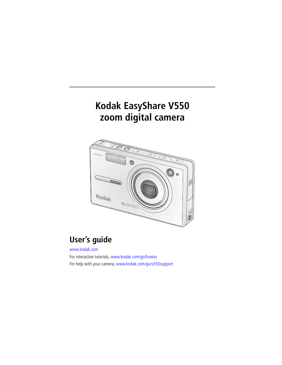 Kodak V550 User Manual | 72 pages