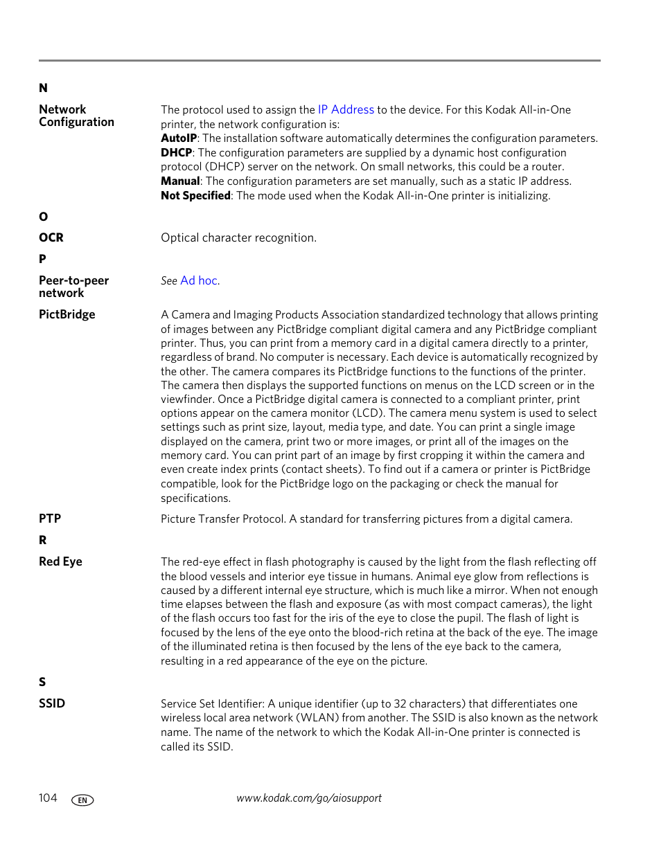 Kodak ESP 7 User Manual | Page 112 / 120