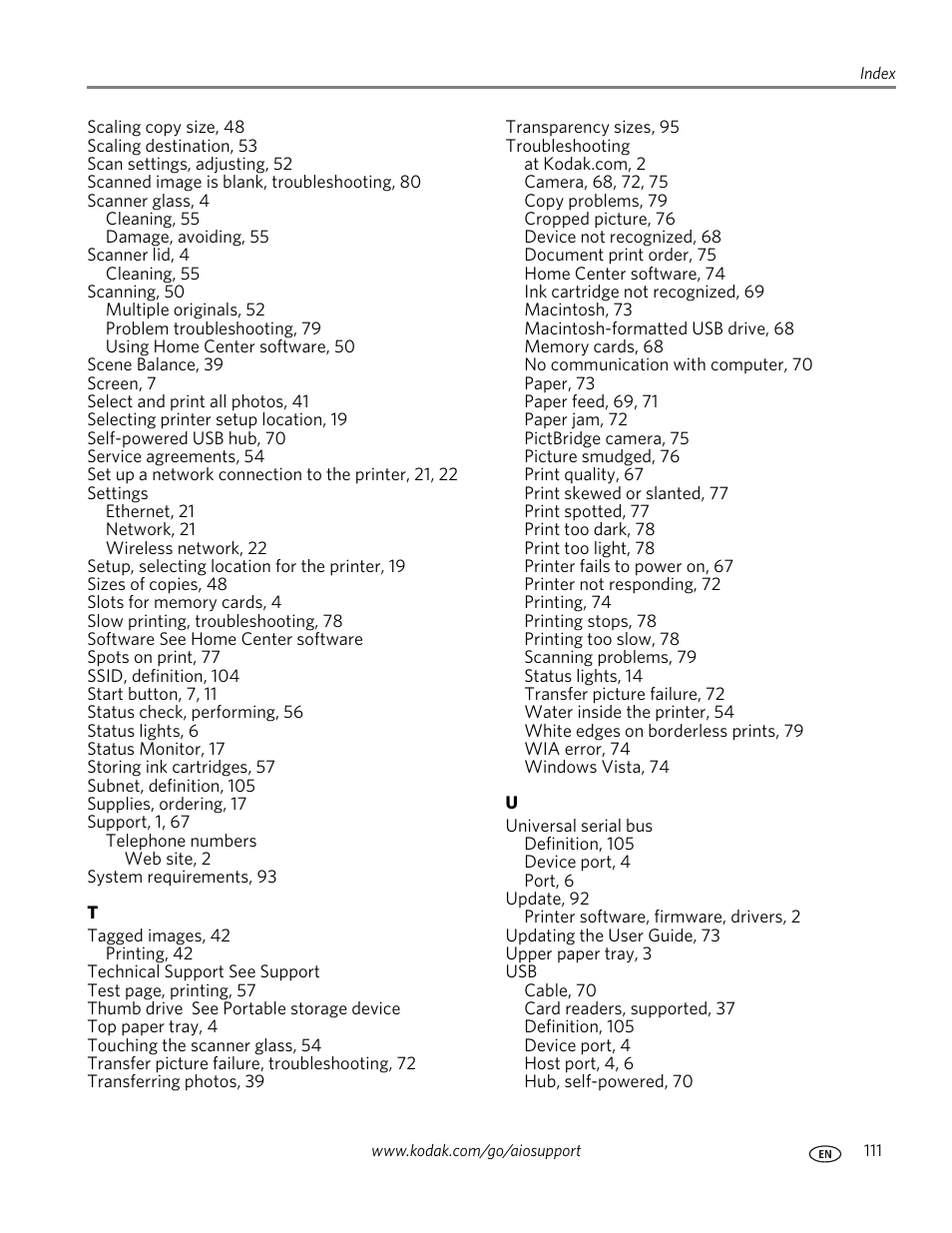 Kodak ESP 7 User Manual | Page 119 / 120