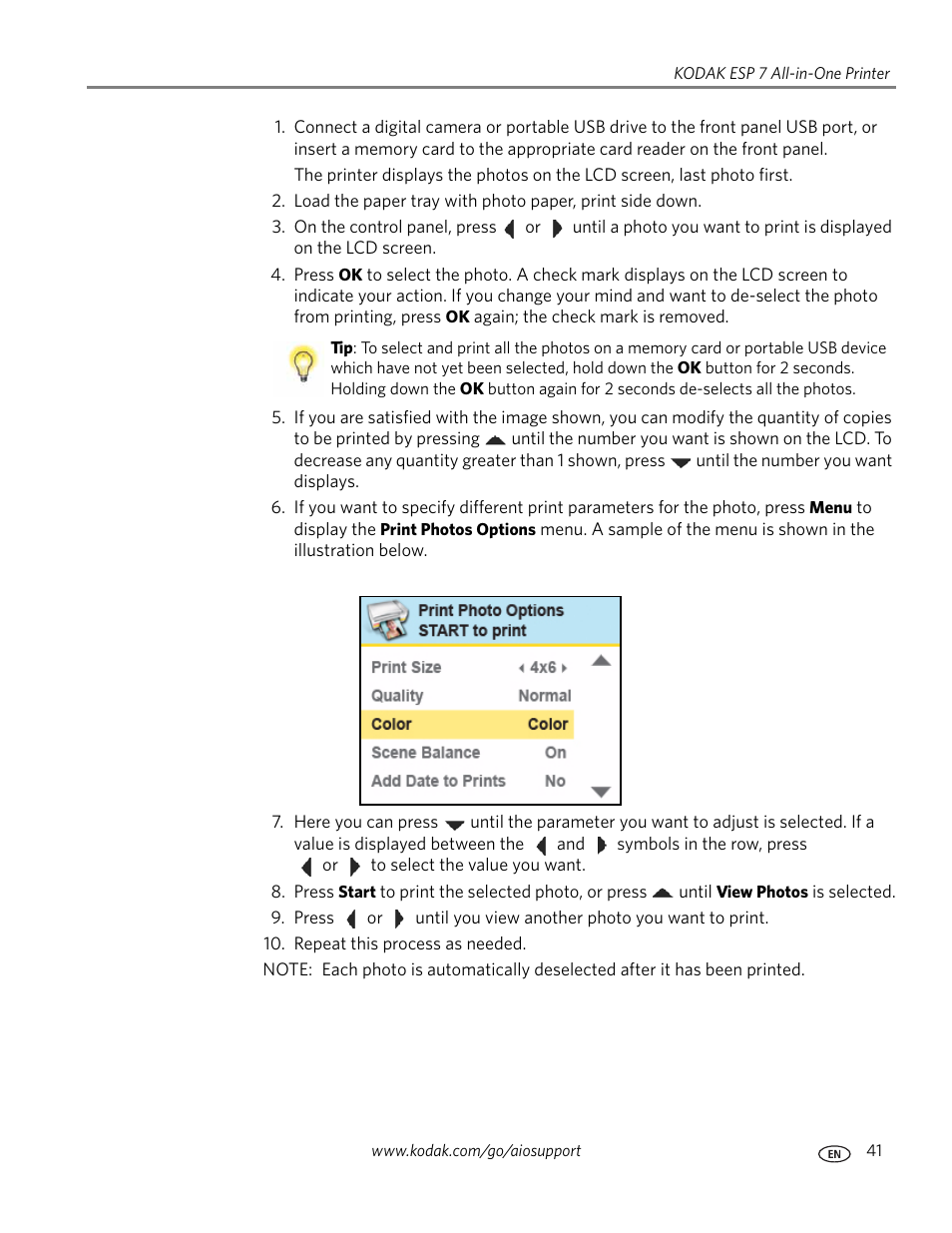 Kodak ESP 7 User Manual | Page 49 / 120