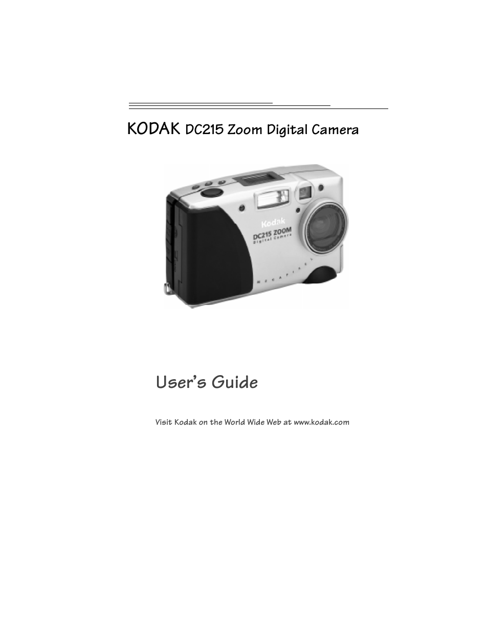 Kodak DC215 User Manual | 78 pages