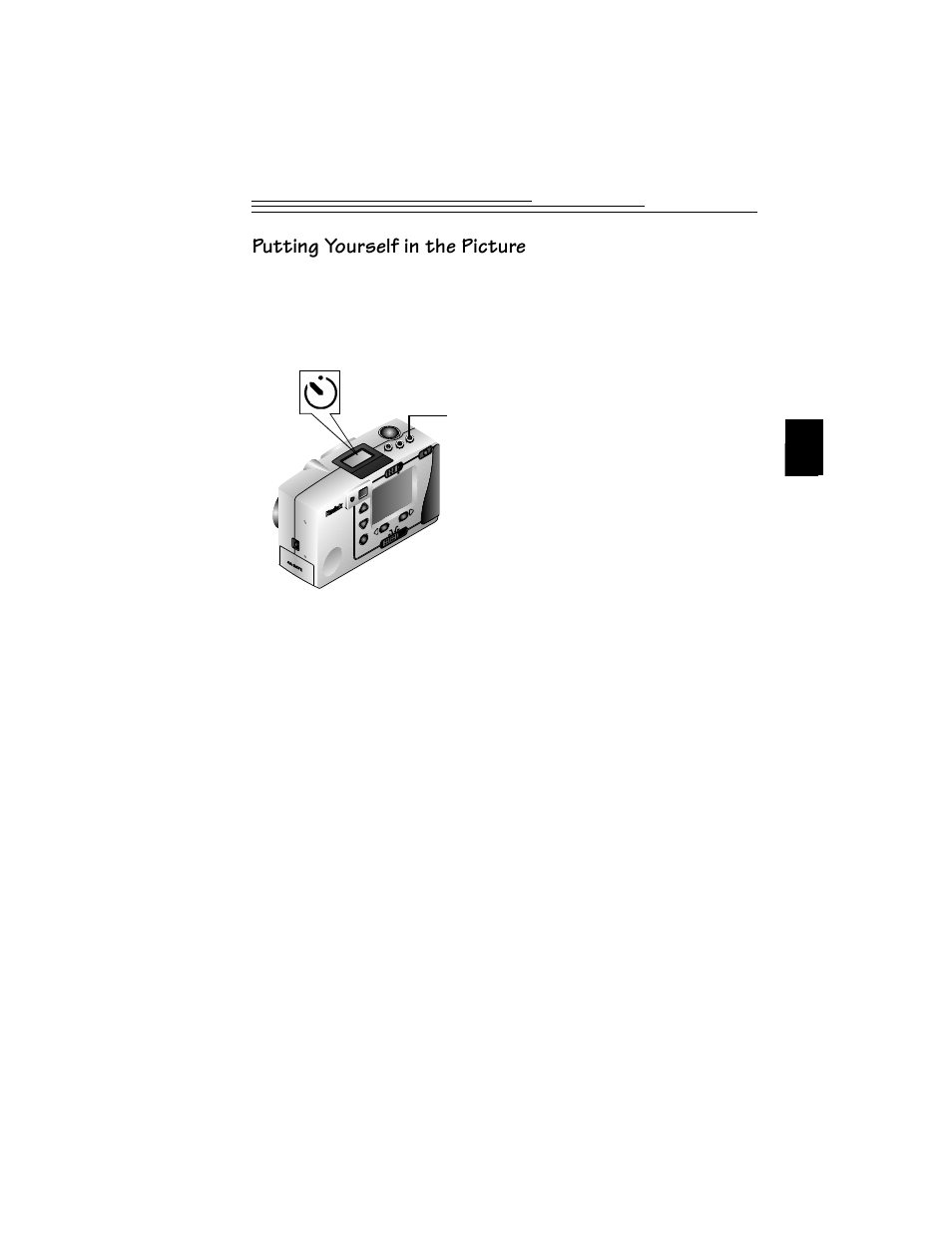 Putting yourself in the picture | Kodak DC215 User Manual | Page 17 / 78