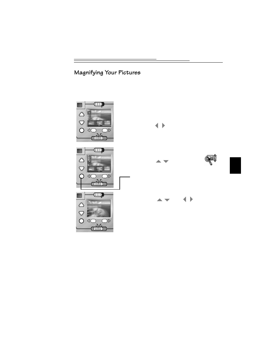 Magnifying your pictures | Kodak DC215 User Manual | Page 37 / 78