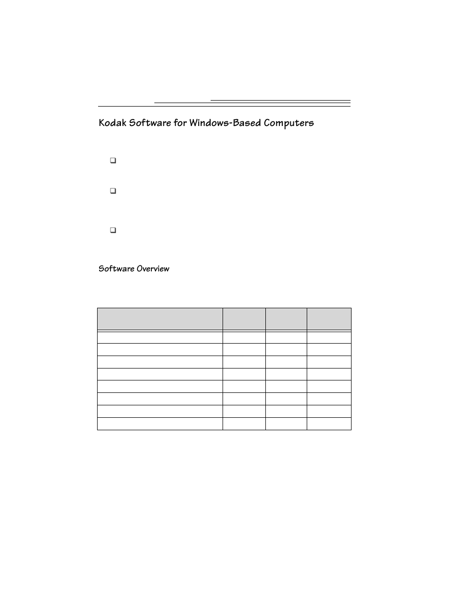 Kodak software for windows-based computers | Kodak DC215 User Manual | Page 44 / 78