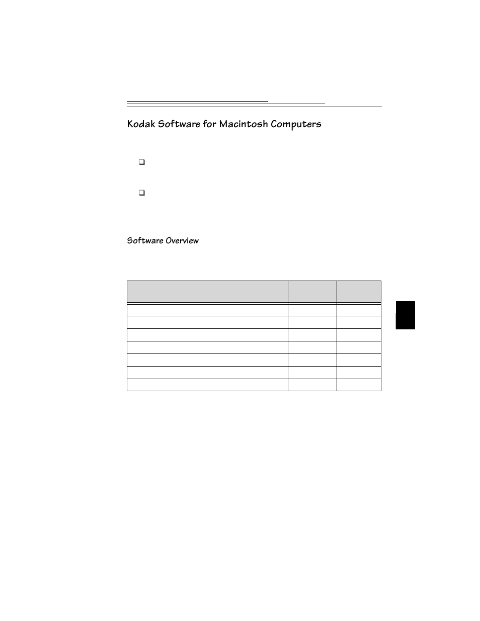 Kodak software for macintosh computers | Kodak DC215 User Manual | Page 45 / 78