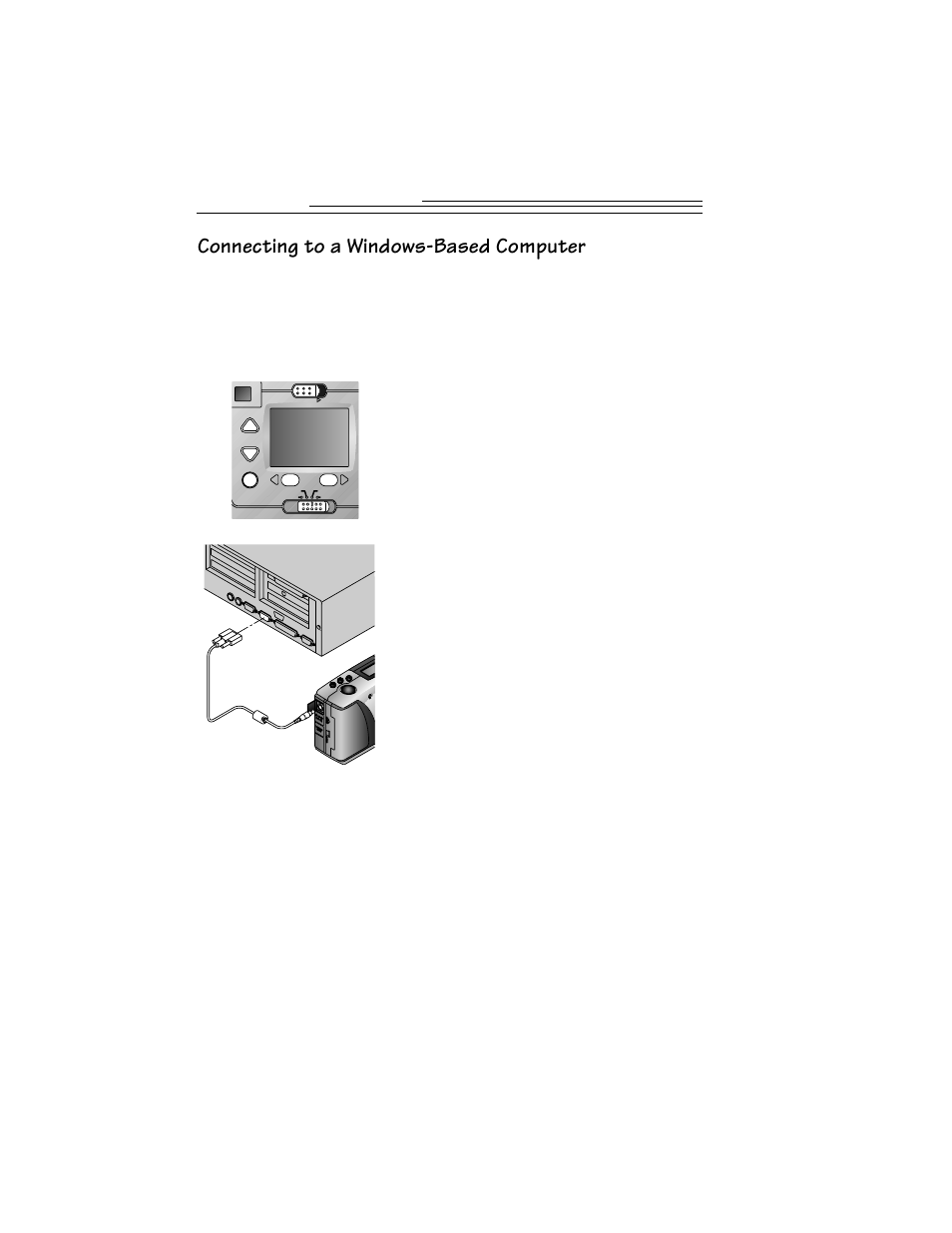 Connecting to a windows-based computer | Kodak DC215 User Manual | Page 48 / 78