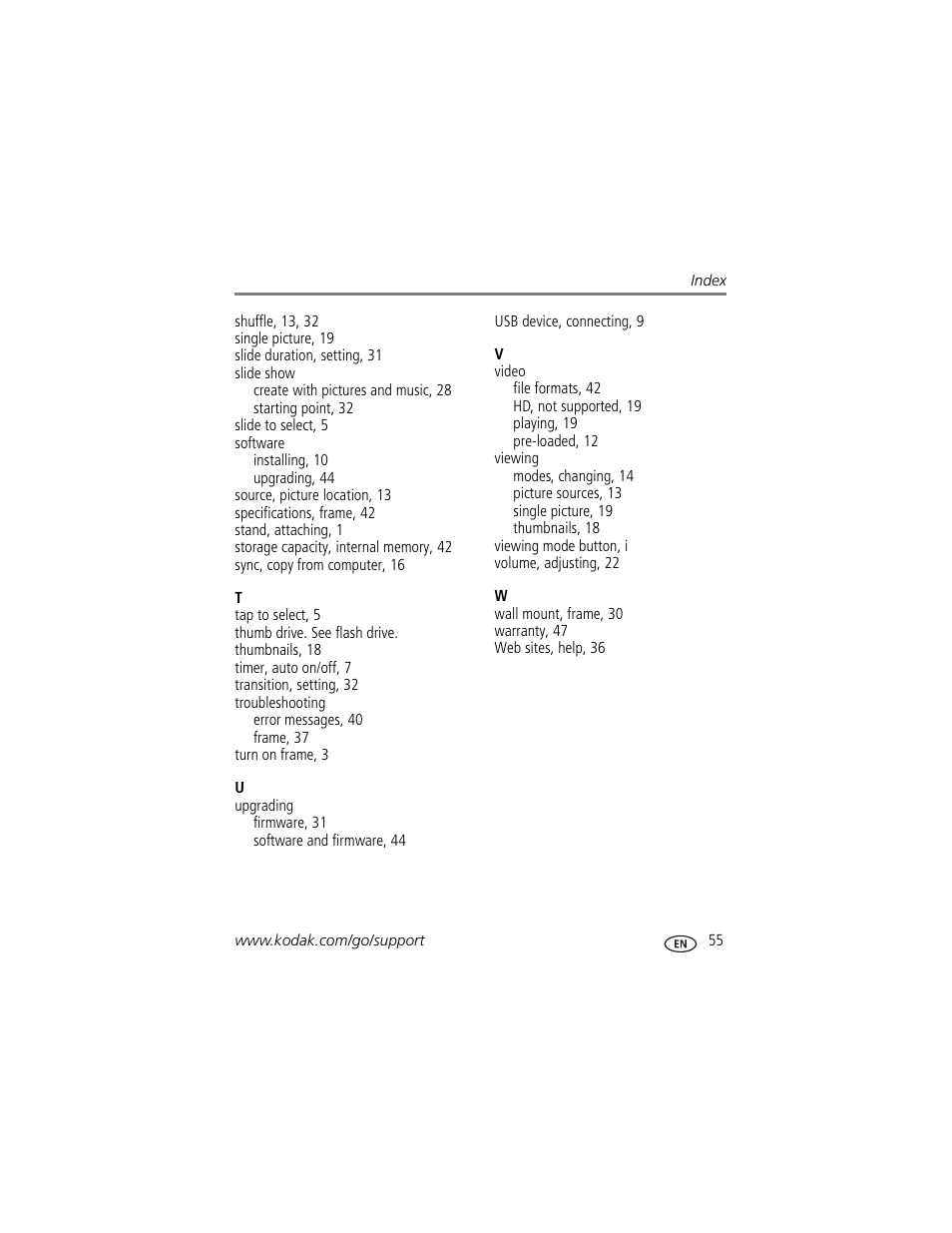 Kodak S730 User Manual | Page 61 / 61